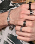 WHEAT BRACELET (SILVER) with ORI CHARM
