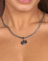 Heptagon cut ORI Head with 3MM Franco Chain (SILVER)