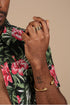 Olokun Enamel Tainted Crown Royal Ring (GOLD)