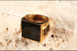 Olokun Enamel Tainted Royal Square Ring (GOLD)