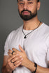 Heptagon cut ORI Head with 3MM Cuba Chain (SILVER)