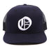 Blue Olokun Varsity Mesh Cap with a slightly Curved Peak.