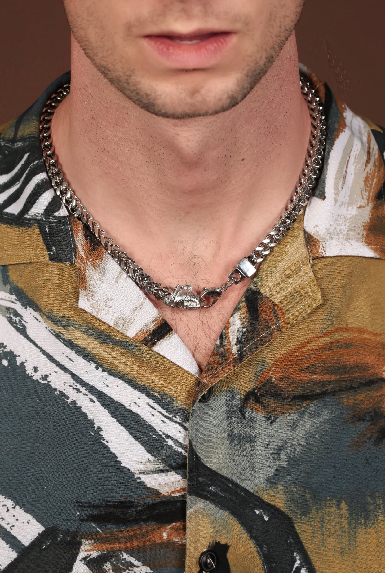 FRANCO CHAIN (SILVER) with ORI CHARM