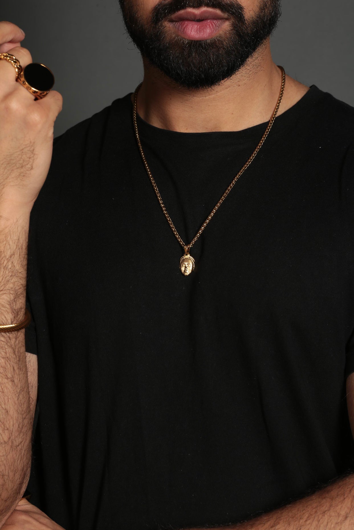 ORI Head with 3MM Wheat Chain (GOLD)