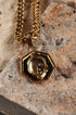 Heptagon cut ORI Head with 3MM Franco Chain (GOLD)