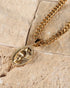 Circle cut ORI Head with 3MM Franco Chain (GOLD)