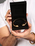 Unisex ORI Cuff Twisted Bangle (GOLD)