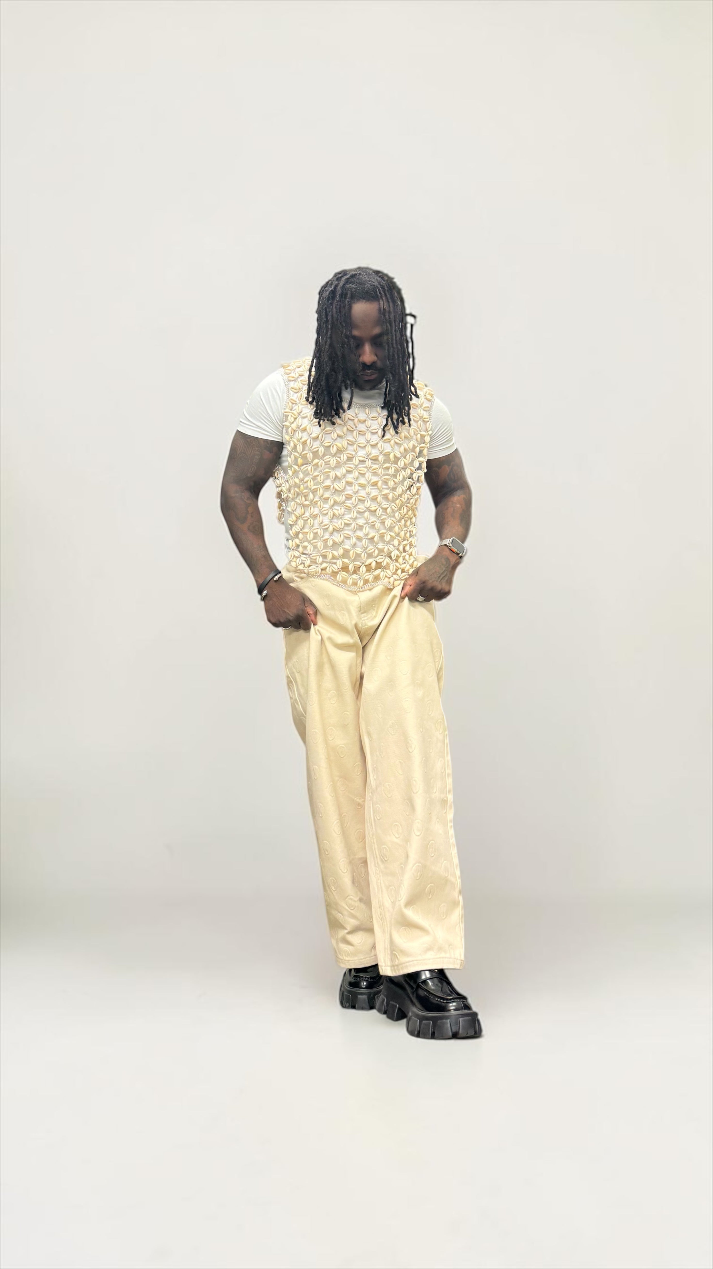 Ori Jeans in Cream