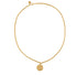 Circle cut ORI Head with 3MM Wheat Chain (GOLD)