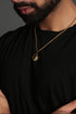 Circle cut ORI Head with 3MM Rope Chain (GOLD)