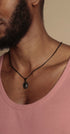 Circle cut ORI Head with 3MM Rope Chain (BLACK)