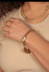 WHEAT BRACELET (GOLD) with ORI CHARM