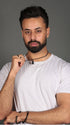 Rectangular cut ORI Head with 3MM Wheat Chain (BLACK)