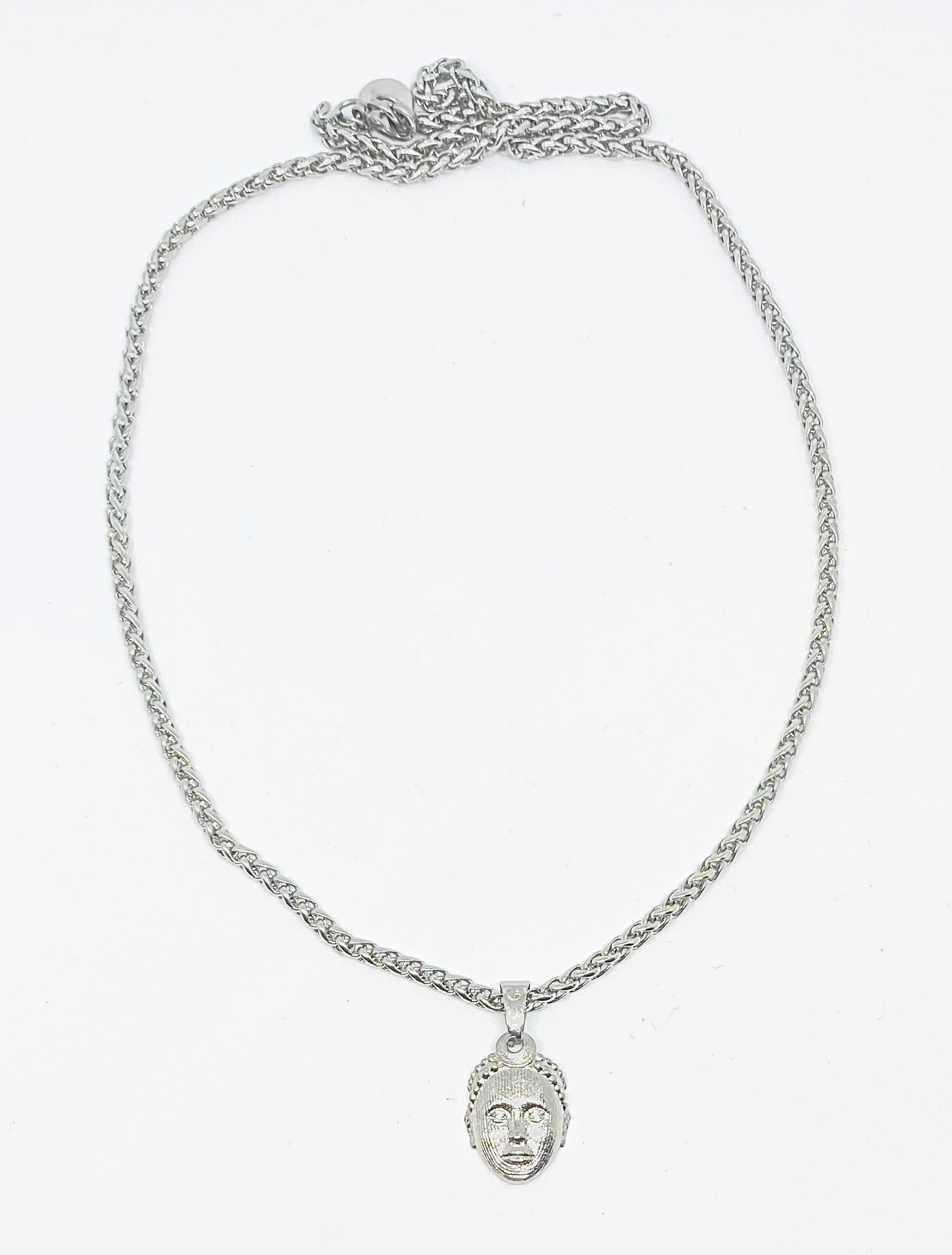 ORI Head with 3MM Wheat Chain (SILVER)