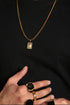 Rectangular cut ORI Head with 3MM Franco Chain (GOLD)