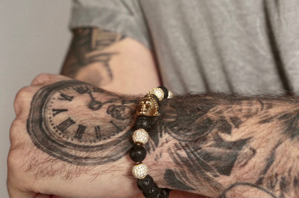 ORI Beaded Bracelet-3 (GOLD)