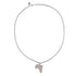 African Pendant with 3MM WHEAT CHAIN (SILVER)