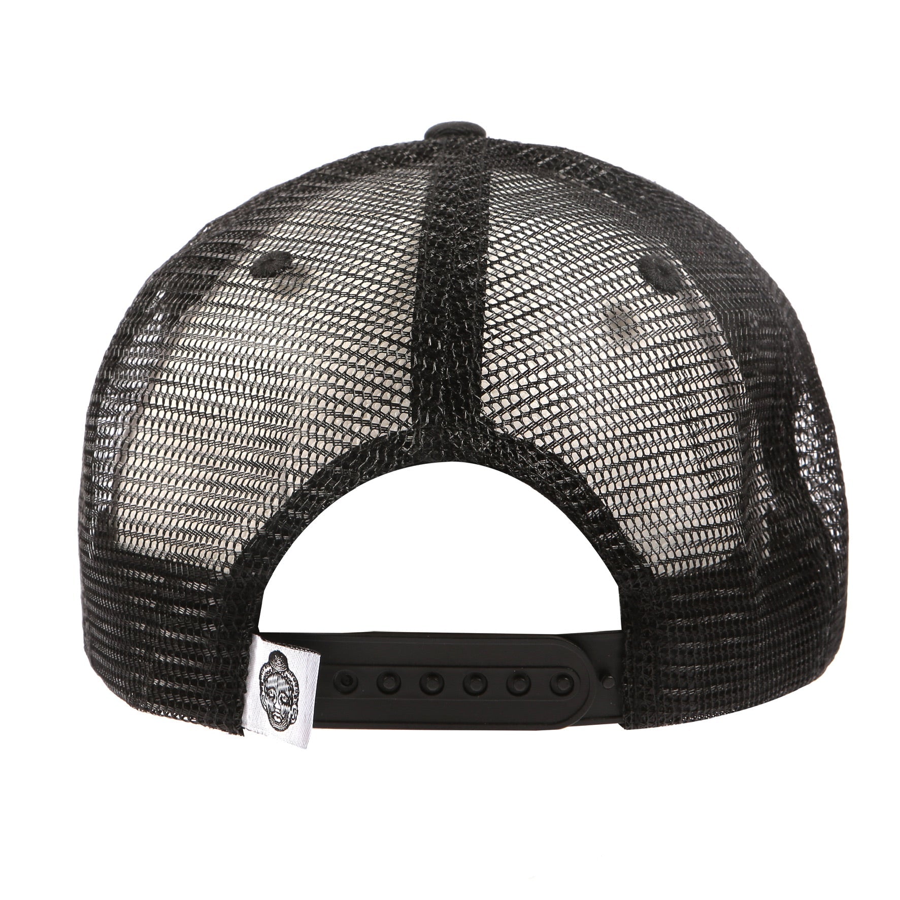 Black Olokun Varsity Mesh Cap with a slightly Curved Peak