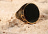 Olokun Enamel Tainted Royal Circle Ring (GOLD)