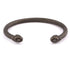 Unisex ORI Cuff Twisted Bangle (BLACK)
