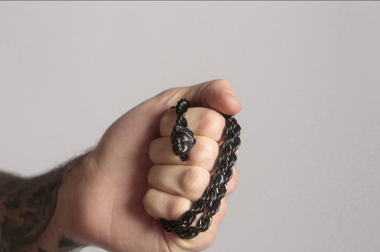 ROPE CHAIN (BLACK) with ORICHARM