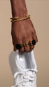 Unisex ORI Cuff Twisted Bangle (GOLD)