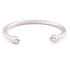 Unisex ORI Cuff Twisted Bangle (SILVER)