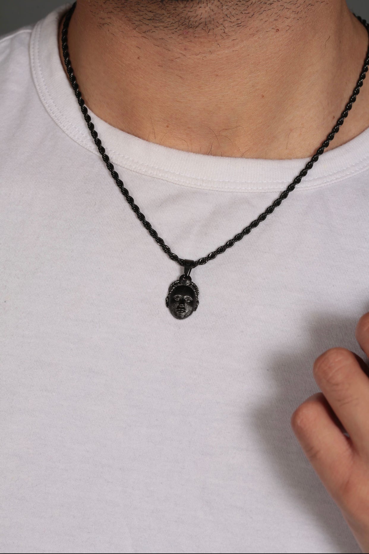 ORI Head with 3MM Rope Chain (BLACK)