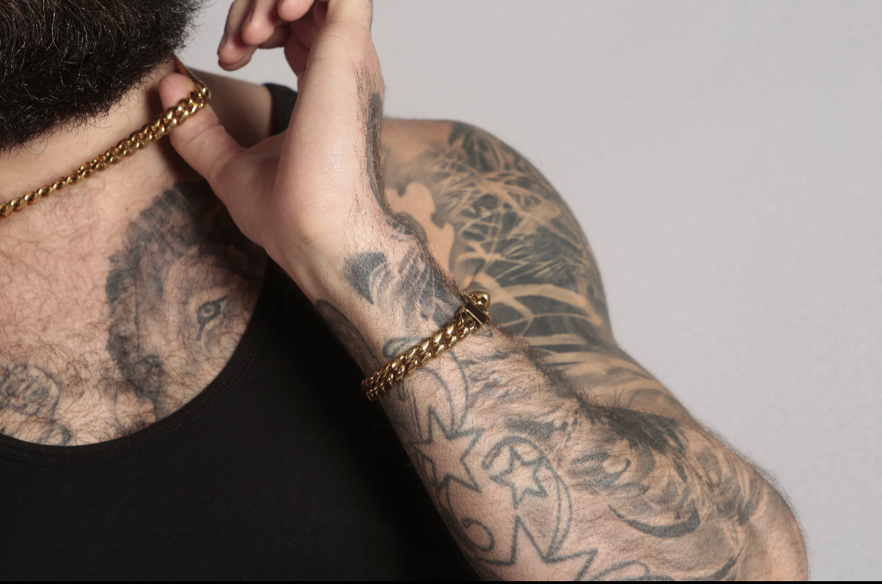 CUBA BRACELET (GOLD) with ORI CHARM