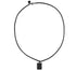 Rectangular cut ORI Head with 3MM Wheat Chain (BLACK)