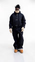 Ori Navy Blue Denim Hoodie Jacket