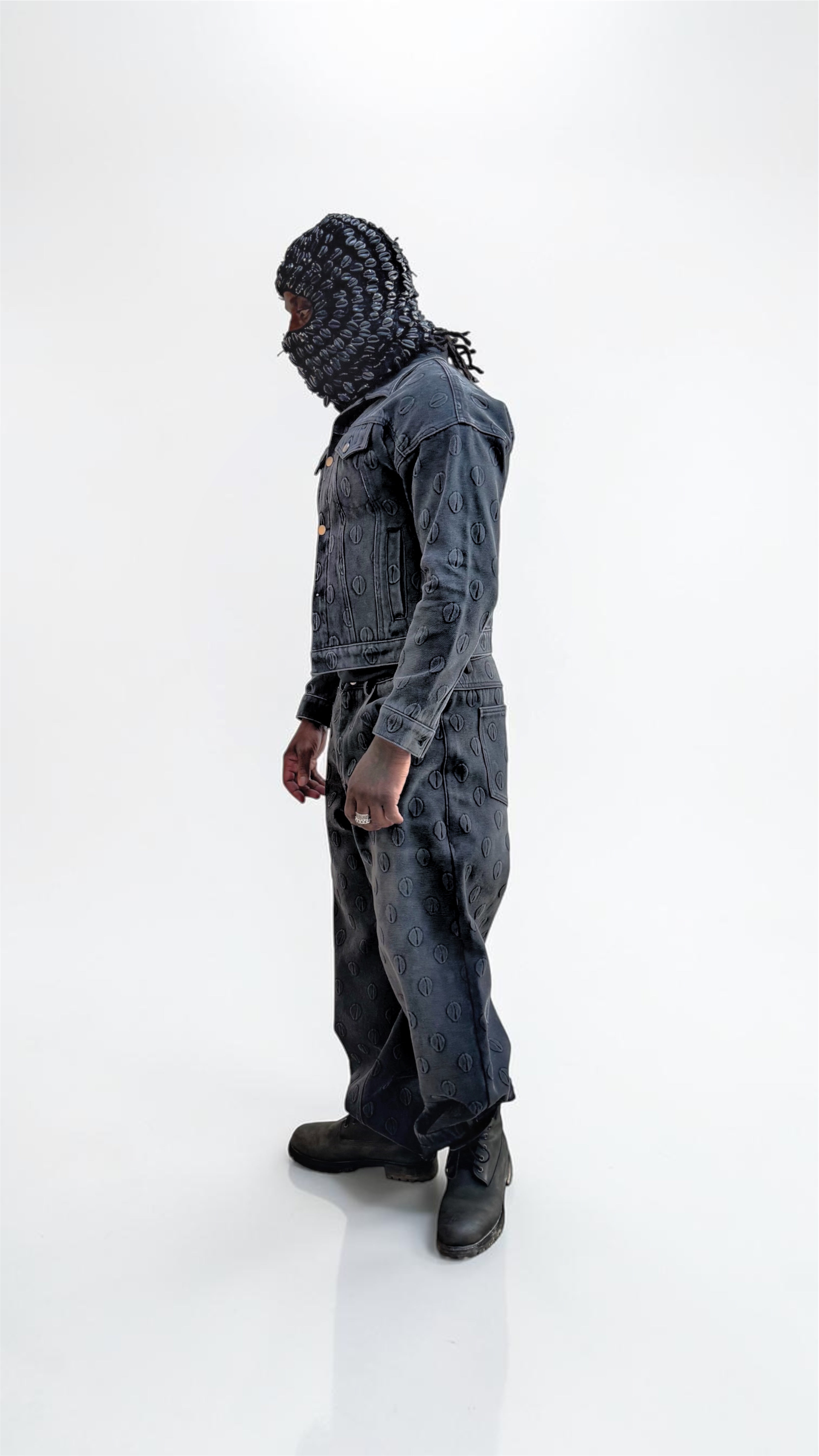 Ori Black Denim Stonewashed Jacket