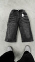 Ori Black Denim Stonewashed Jorts