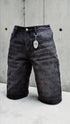 Ori Black Denim Stonewashed Jorts