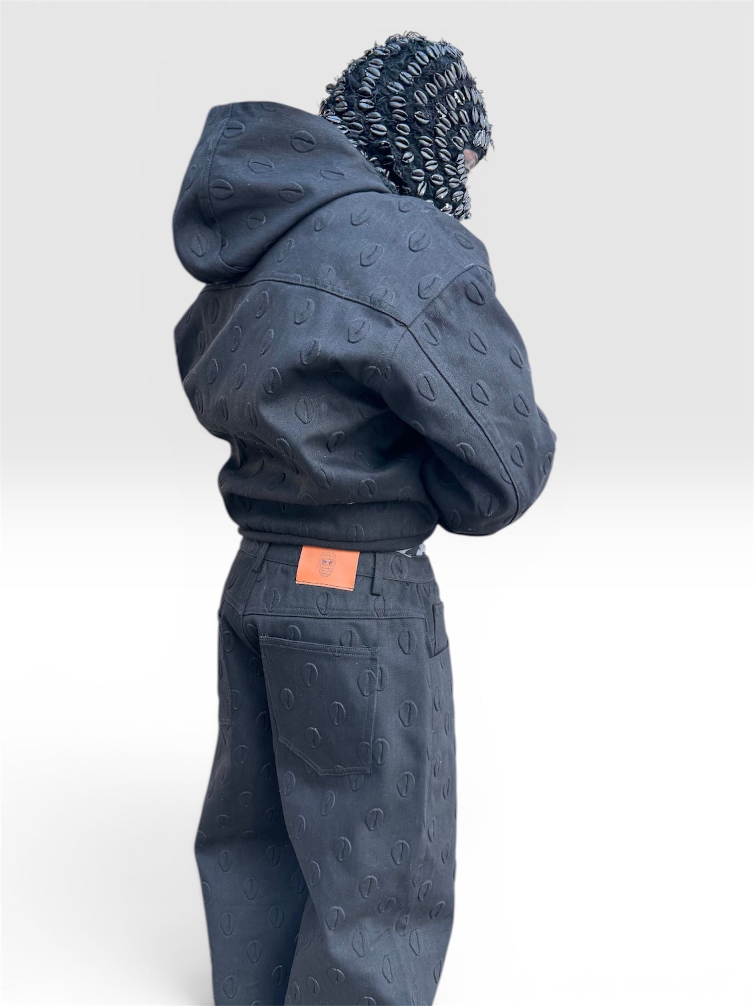 Ori Black Denim Hoodie Jacket