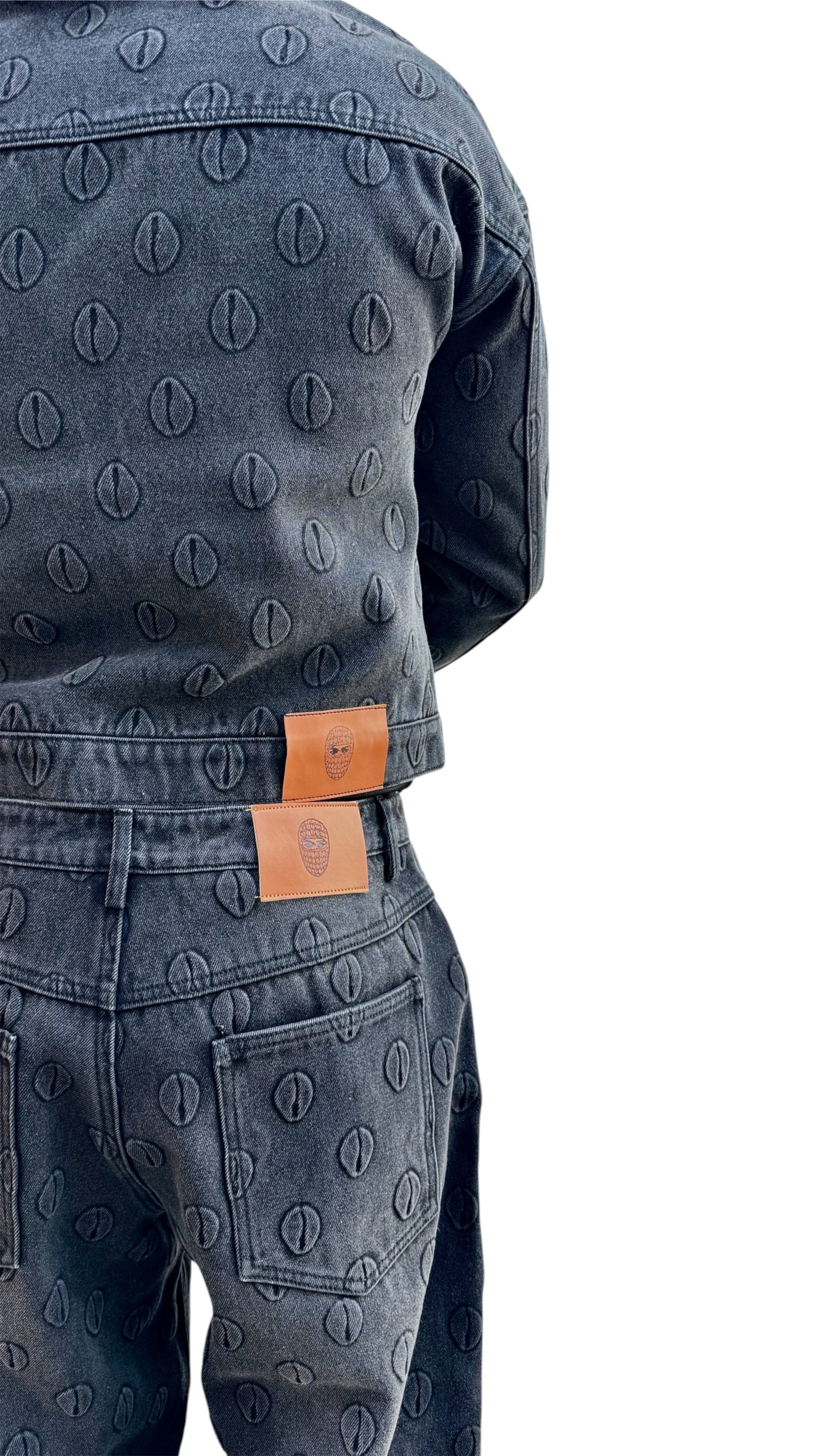 Ori Black Denim Stonewashed Trouser