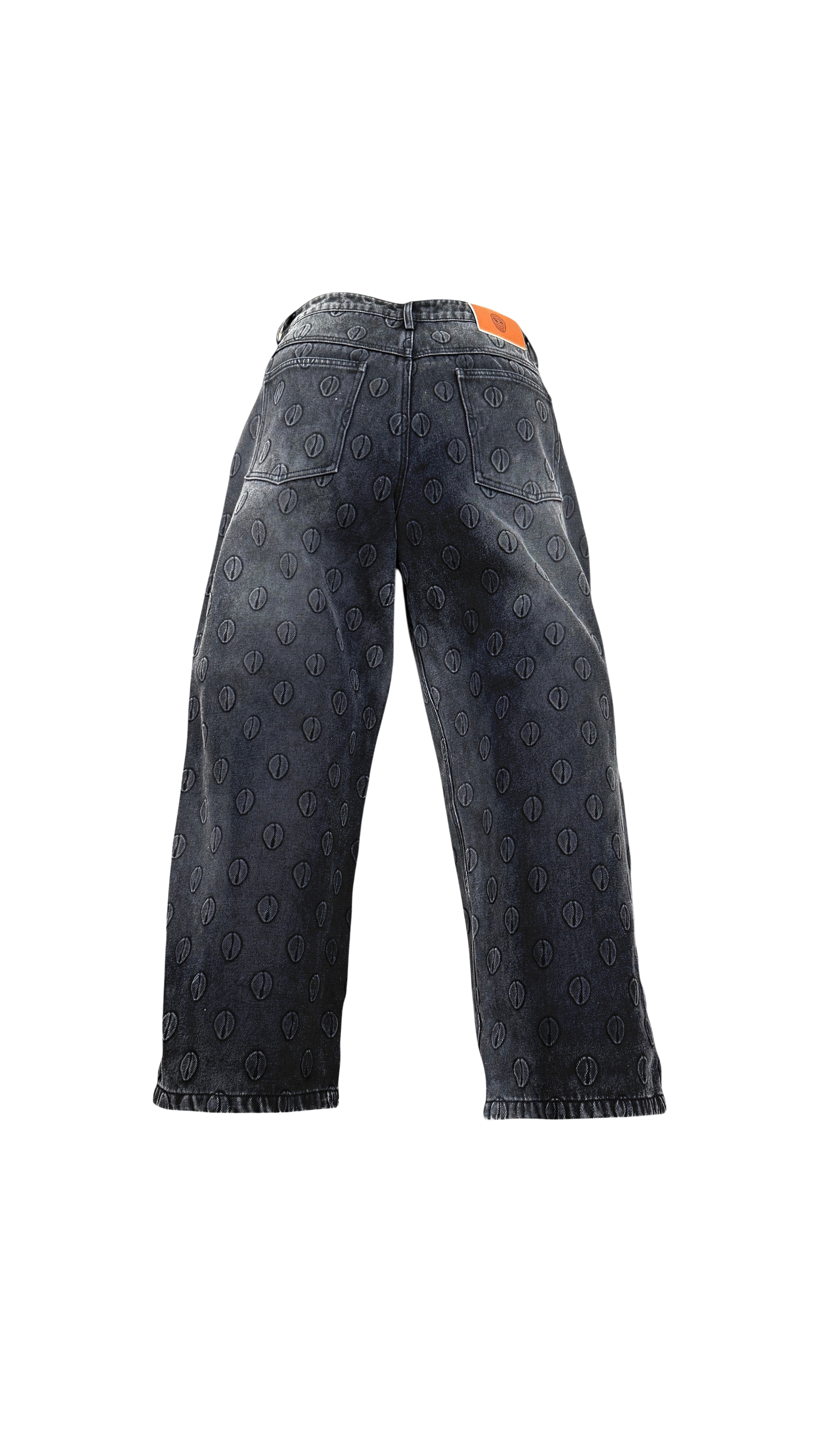 Ori Black Denim Stonewashed Trouser
