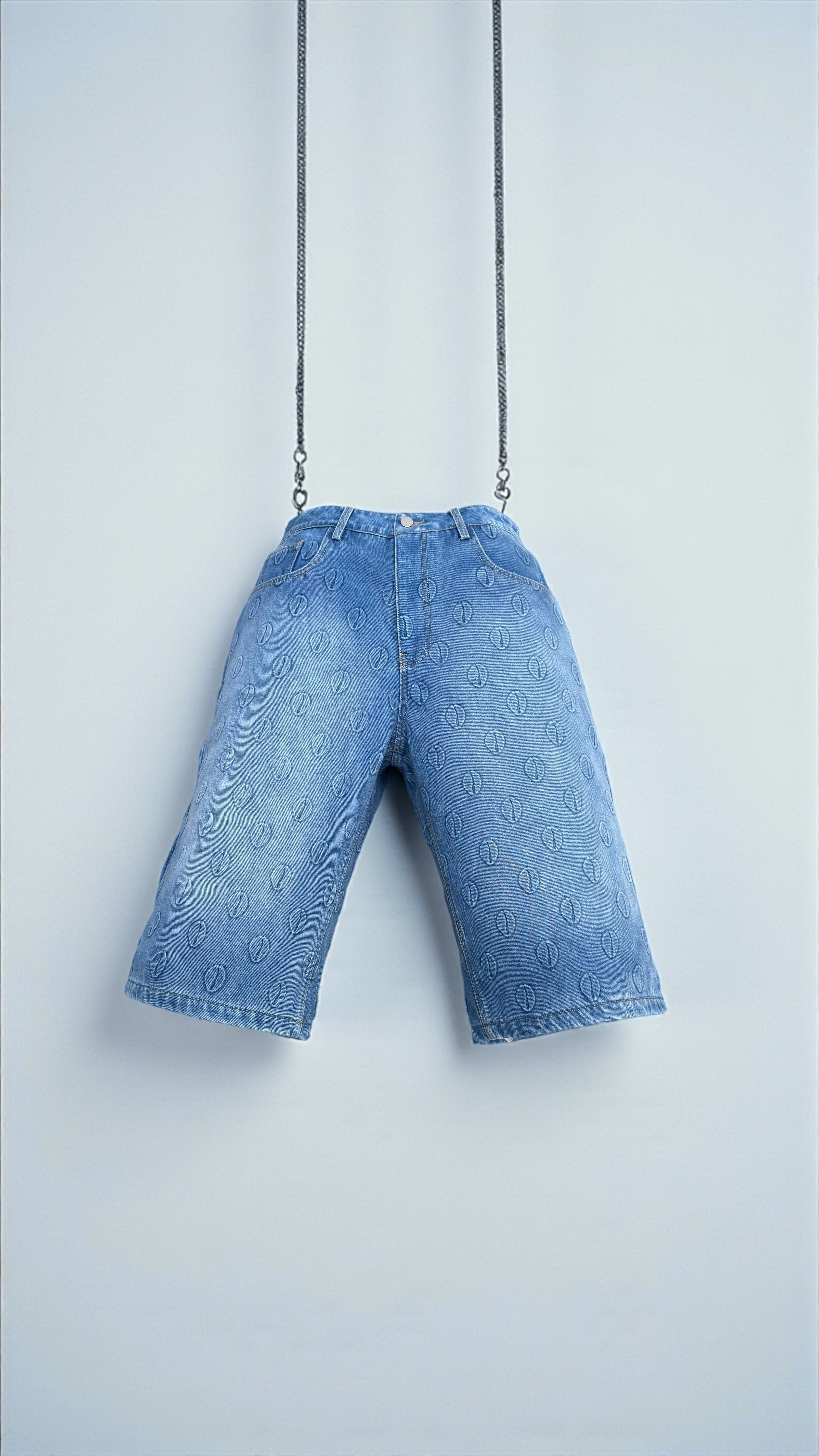 Ori Blue Denim Stonewashed Jorts