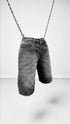 Ori Black Denim Stonewashed Jorts