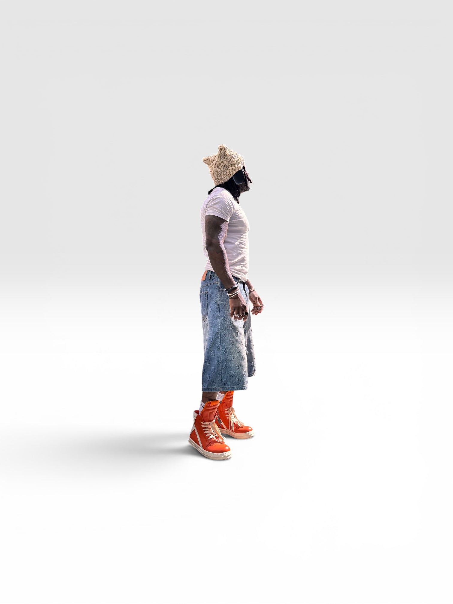 Ori Blue Denim Stonewashed Jorts