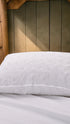 Ori White Linen Cowrie Duvet Cover