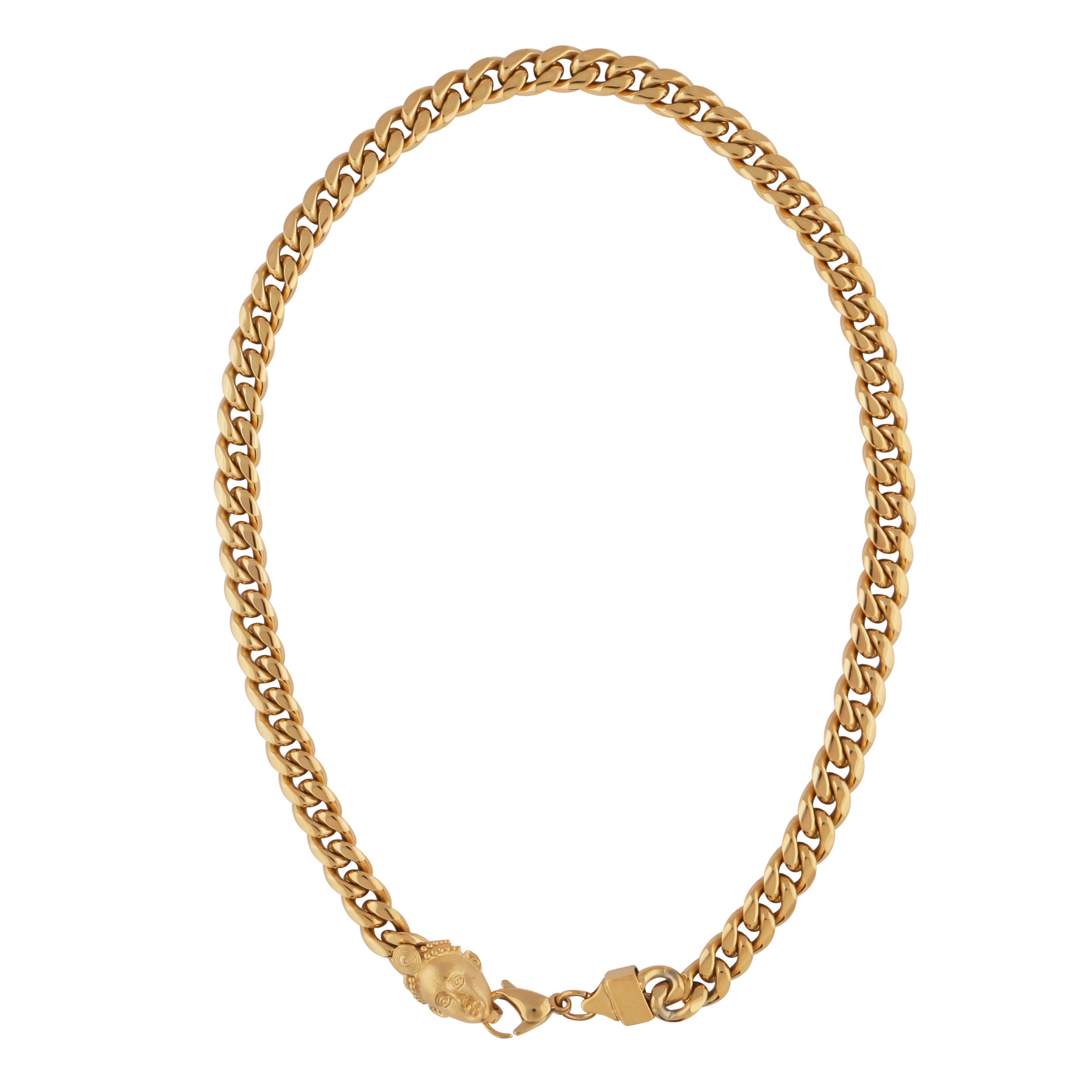 CUBA CHAIN (GOLD) with ORI CHARM