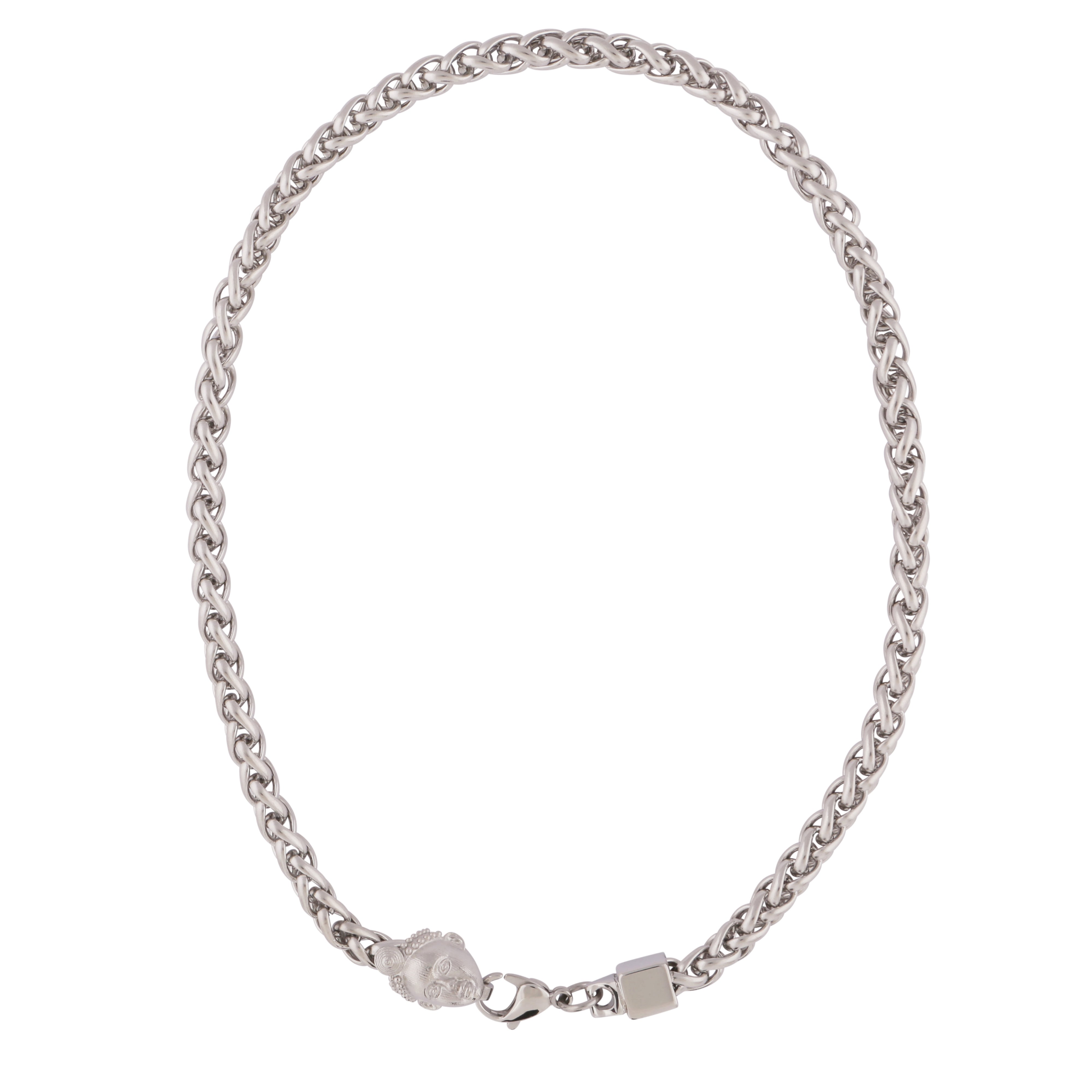 WHEAT CHAIN (SILVER) with ORI CHARM