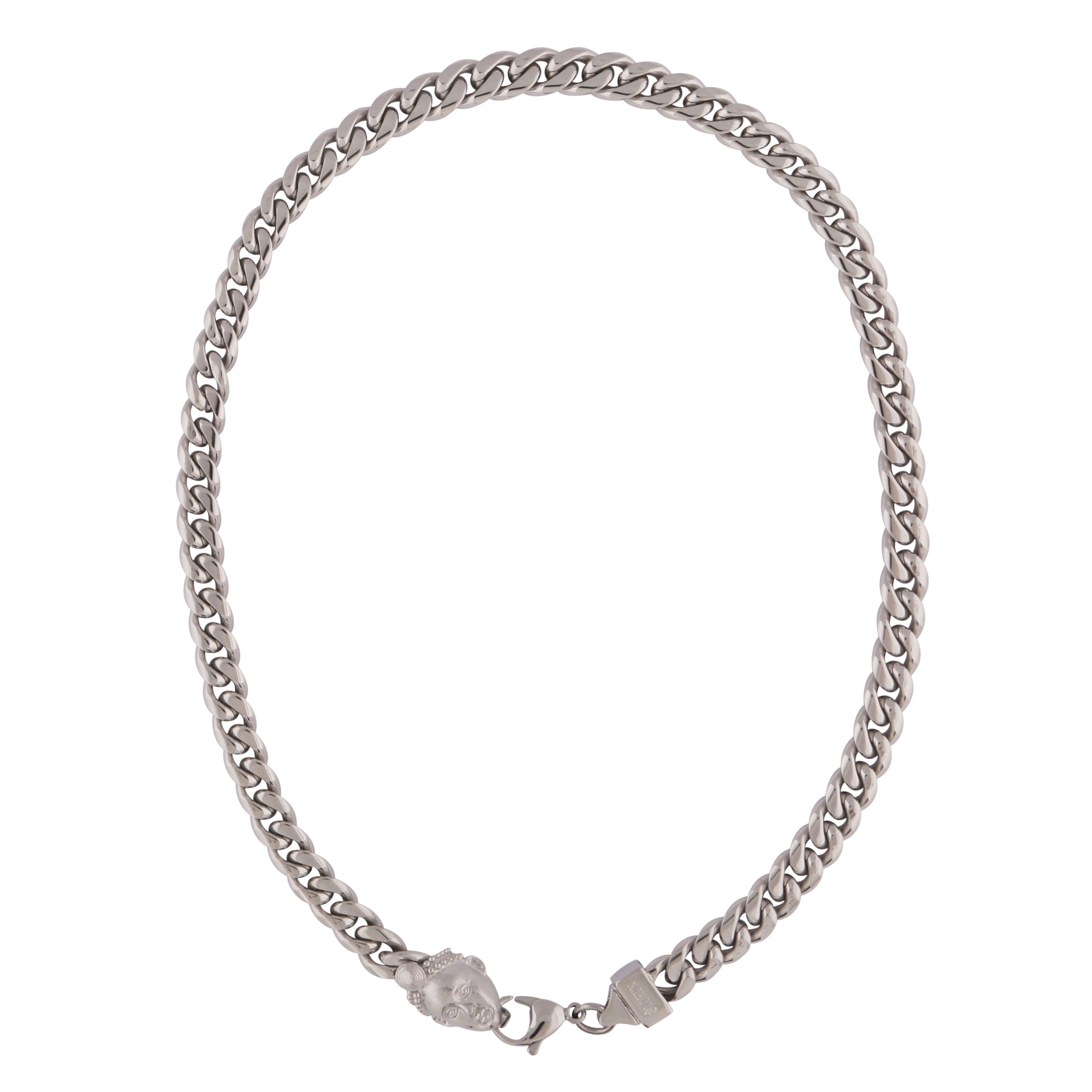 CUBA CHAIN (SILVER) with ORI CHARM