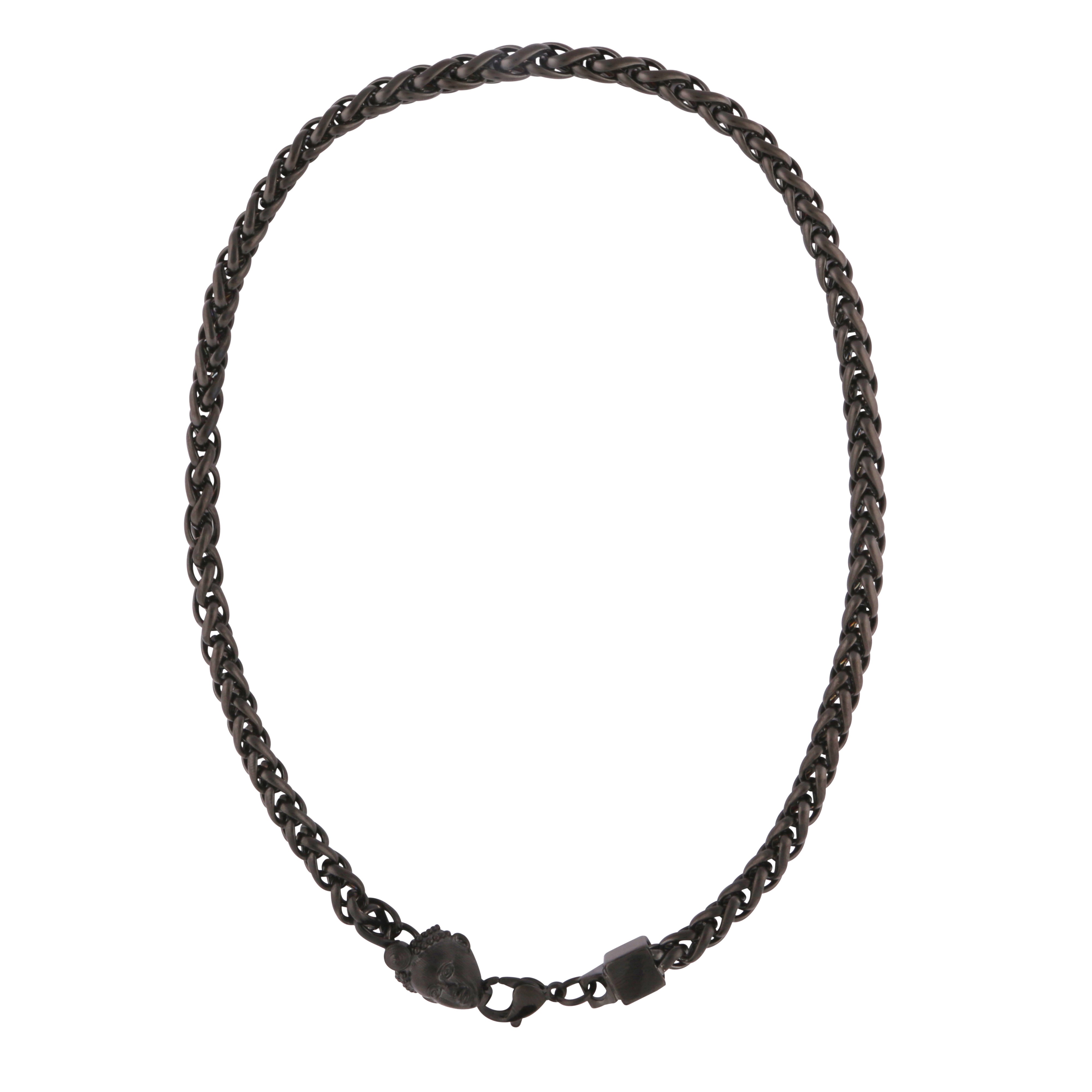 WHEAT CHAIN (BLACK) with ORI CHARM