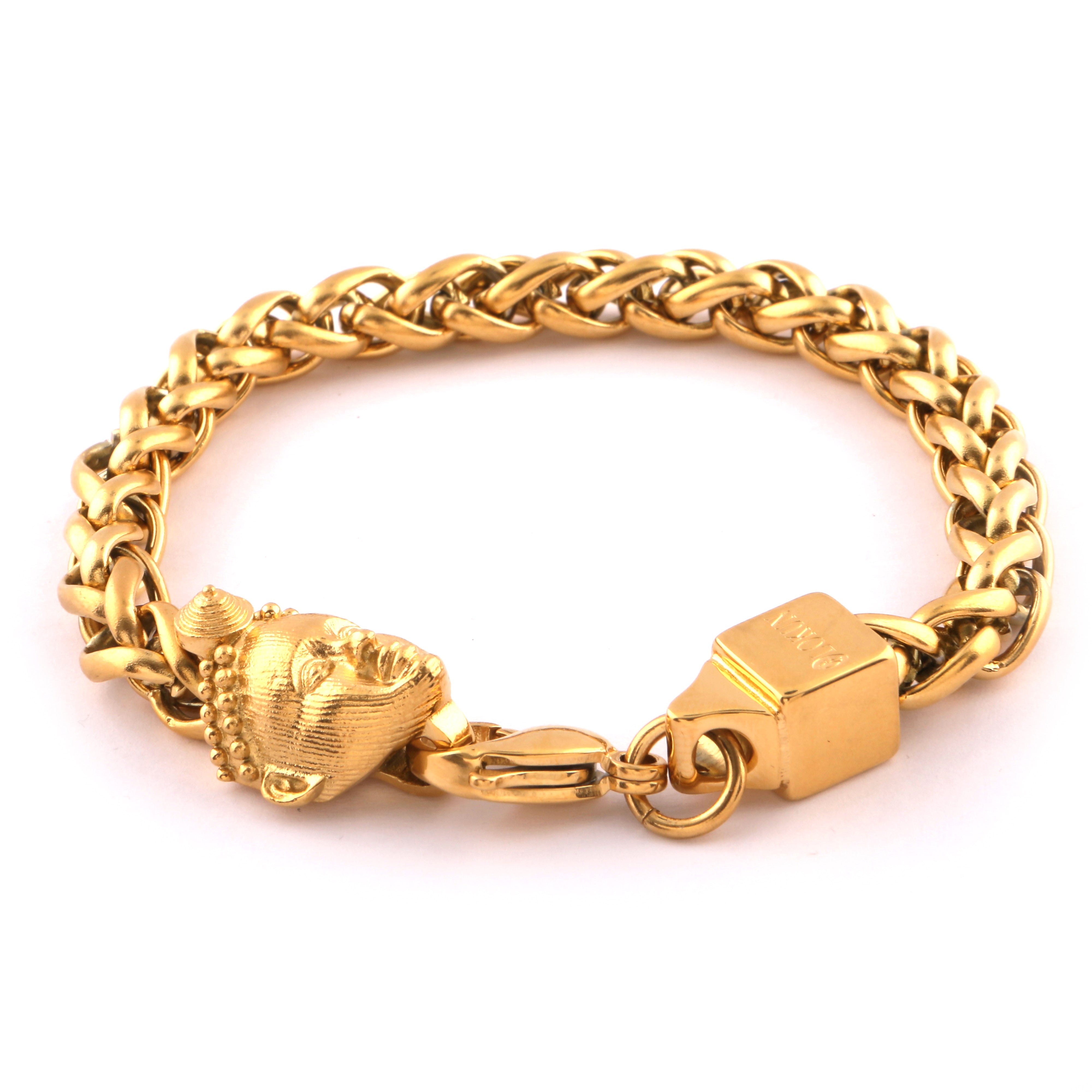 WHEAT BRACELET (GOLD) with ORI CHARM