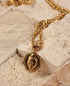 Heptagon cut ORI Head with 3MM Wheat Chain (GOLD)
