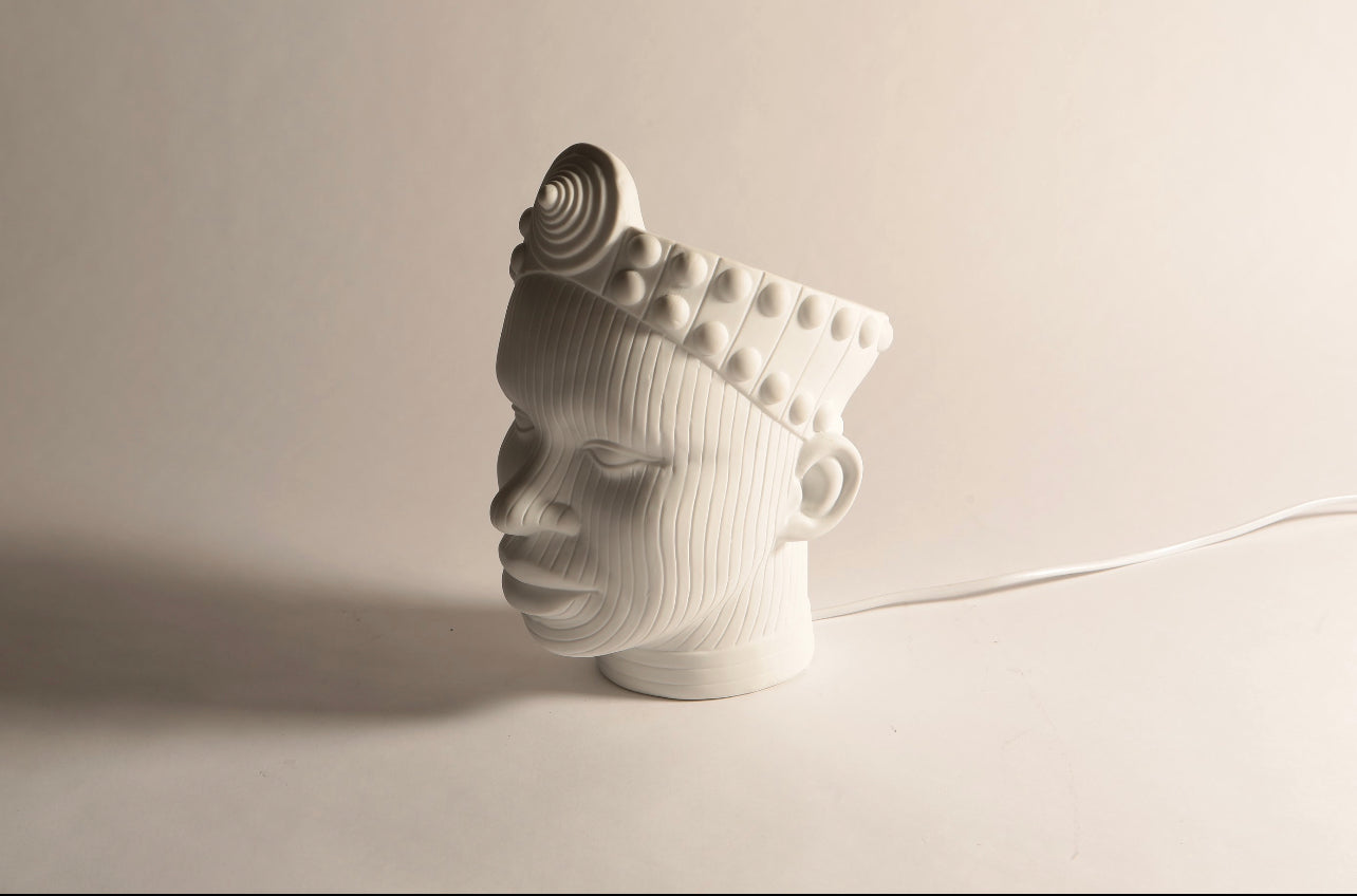 ORI Head Porcelain Table Lamp - Single (1)
