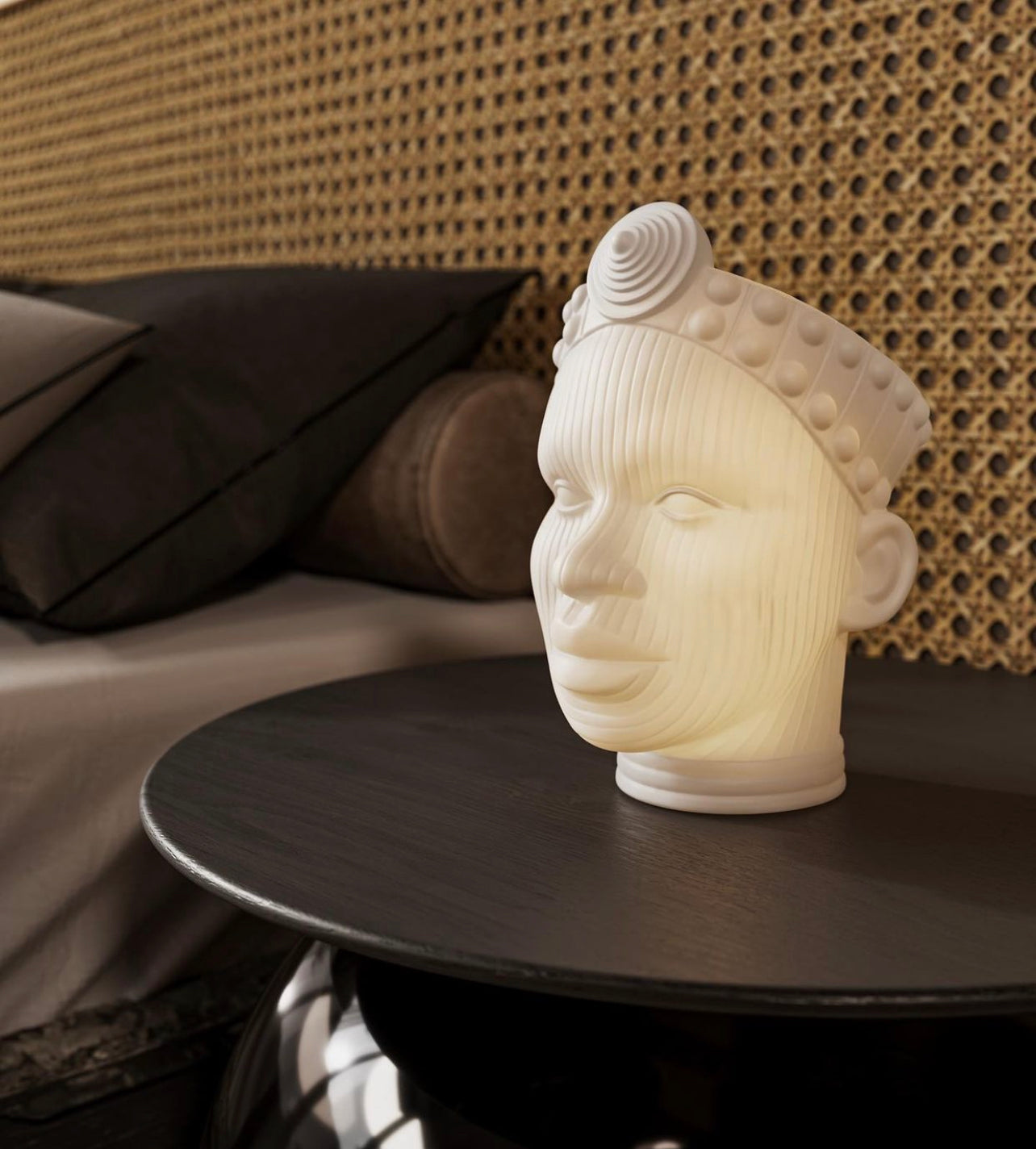 ORI Head Porcelain Table Lamp - Pair (2)