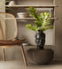 ORI Head vase in black ceramic